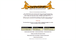 Desktop Screenshot of aardvarksport.net